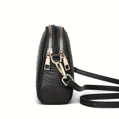 Cora | Beautiful mini crossbody bag in faux leather with crocodile pattern