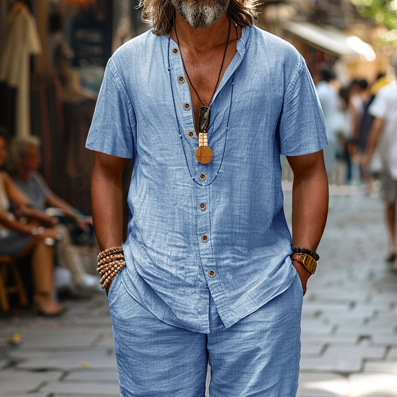 Elegant Short Sleeved Set