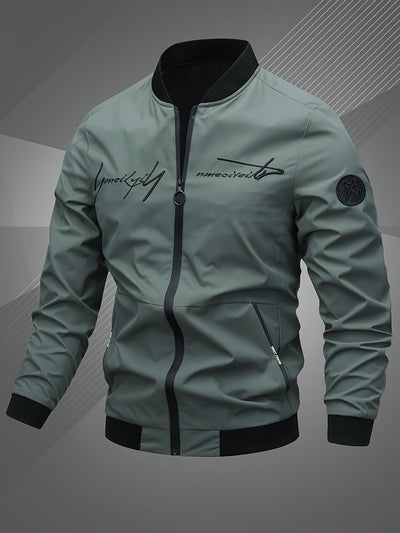Harm | Casual Bomber Jacket with Long Sleeves