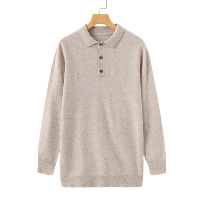 100% Cashmere Polo Shirt