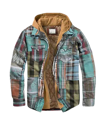Sem | Patchwork blazer with checks