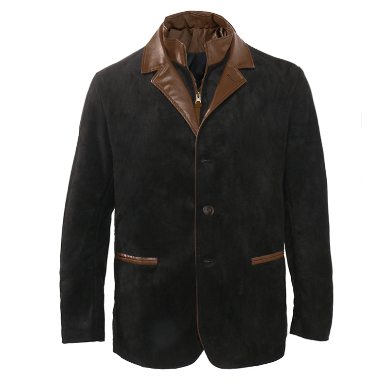 Men's Autumn Vintage Buckskin Jacket MTA2225C0TO