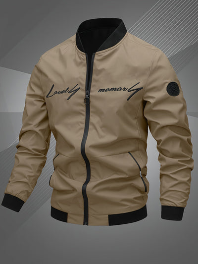 Harm | Casual Bomber Jacket with Long Sleeves