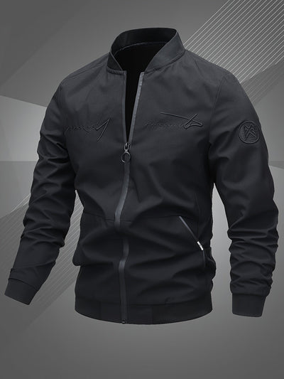 Harm | Casual Bomber Jacket with Long Sleeves