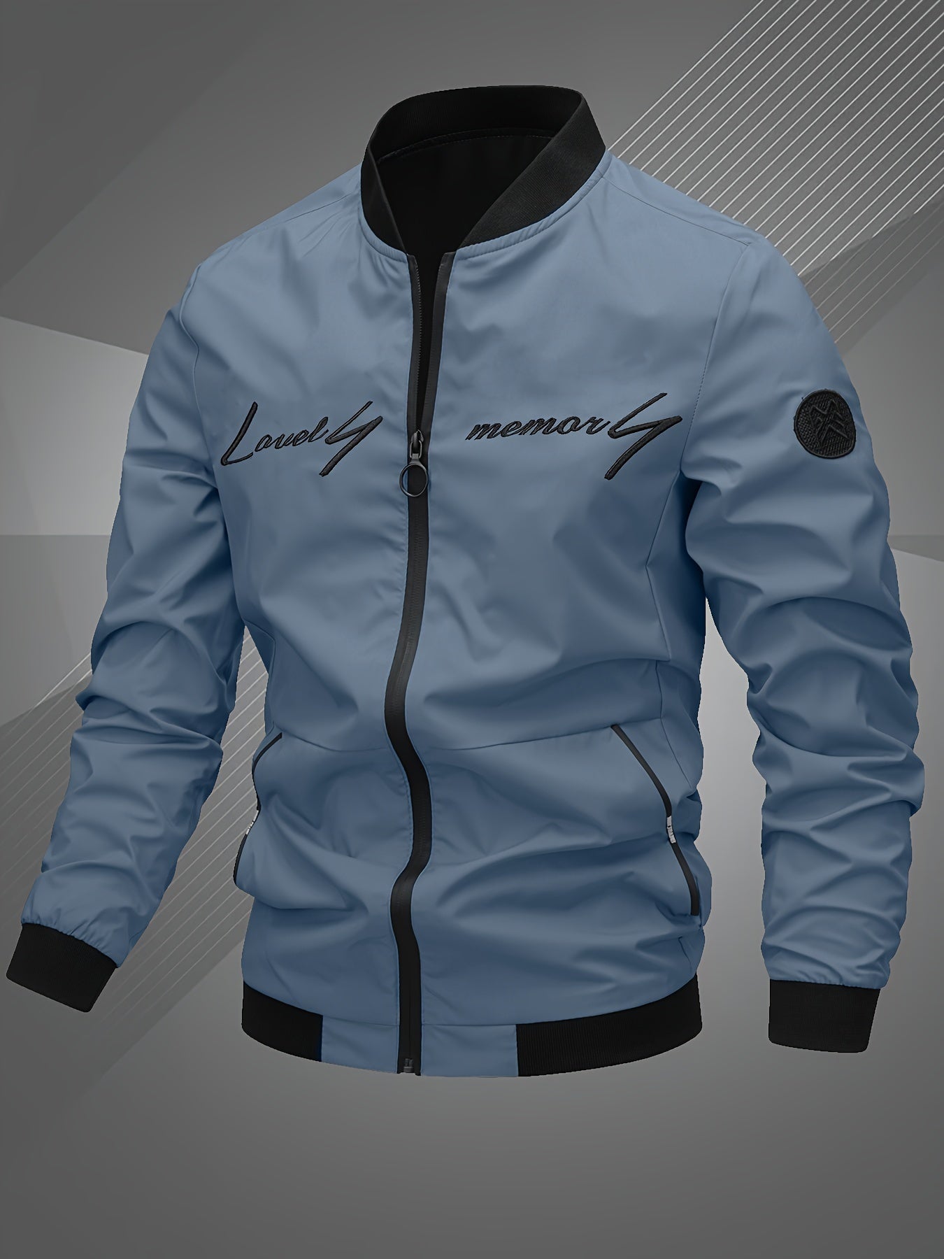 Harm | Casual Bomber Jacket with Long Sleeves