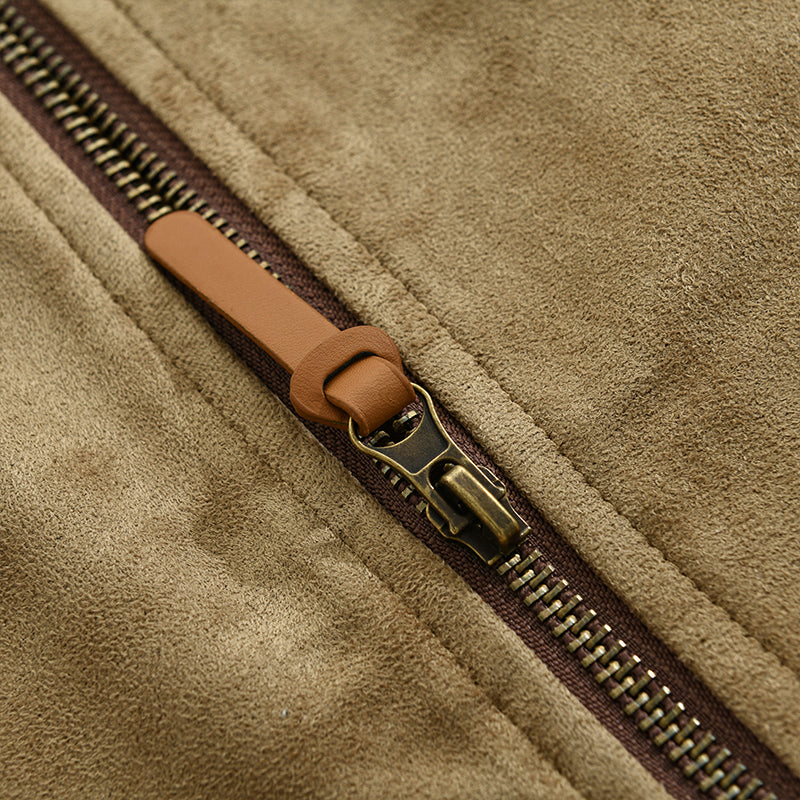 Men's Autumn Vintage Buckskin Jacket MTA2225C0TO