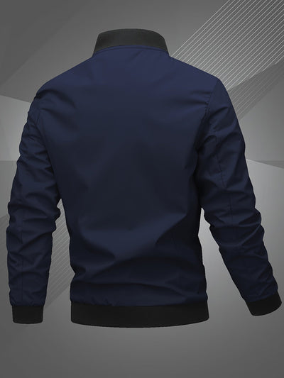 Harm | Casual Bomber Jacket with Long Sleeves