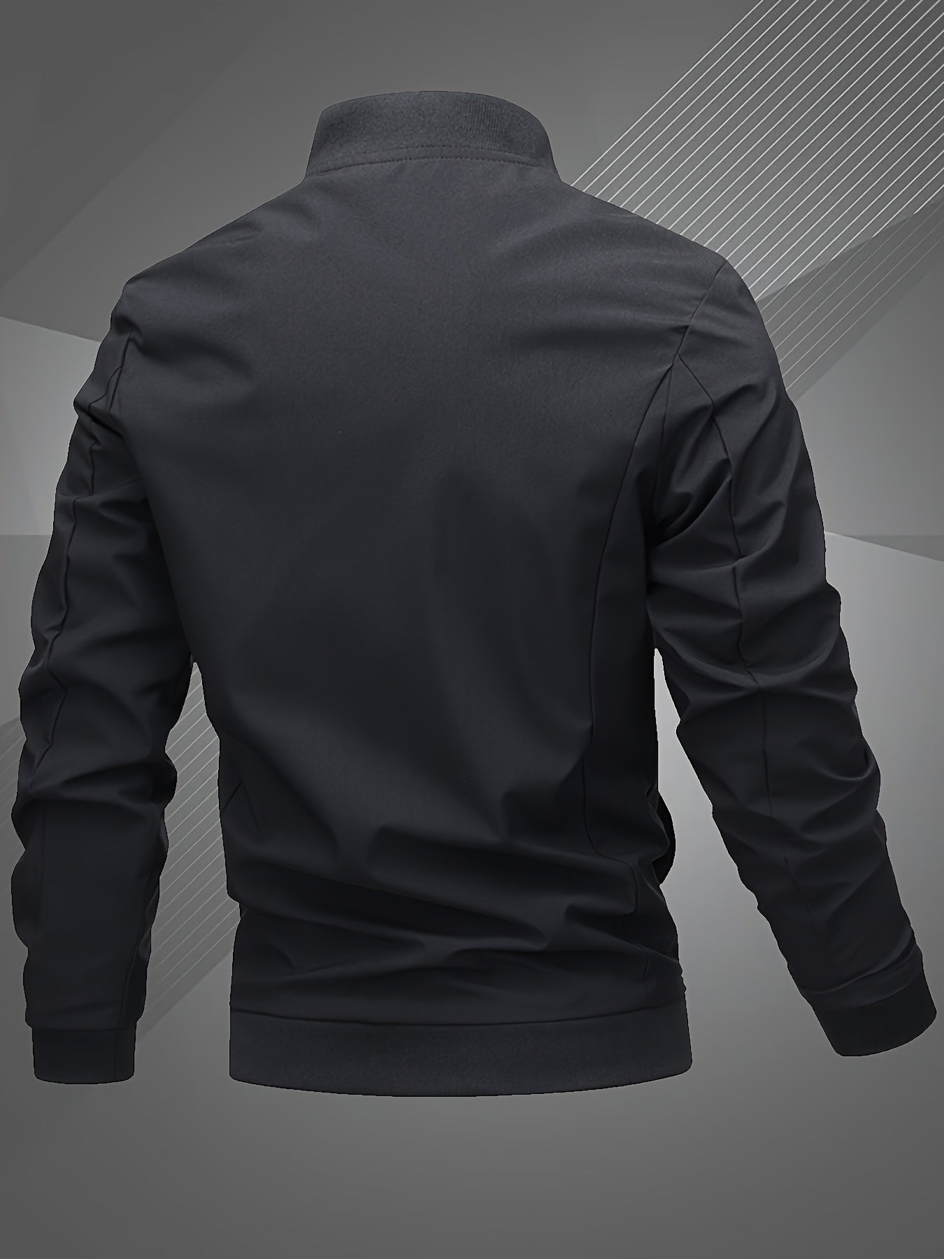 Harm | Casual Bomber Jacket with Long Sleeves