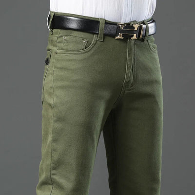 Elegant Cotton Jeans