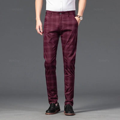 Elegant Plaid Pants