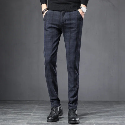Plaid Casual Pants