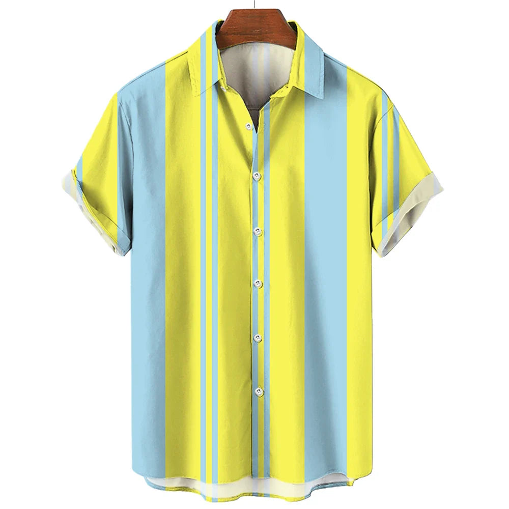 Striped Short Sleeved Summer Shirt