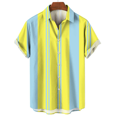 Striped Short Sleeved Summer Shirt