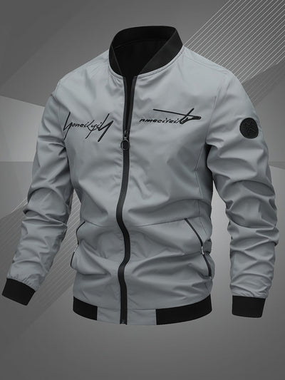 Harm | Casual Bomber Jacket with Long Sleeves
