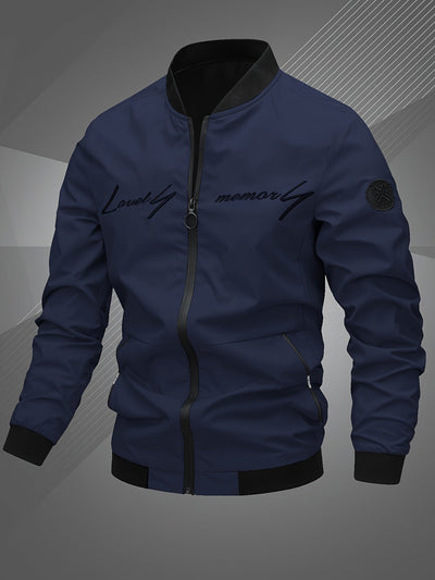 Harm | Casual Bomber Jacket with Long Sleeves