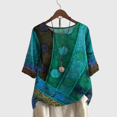 Valerie - Kleurrijke bohemien Blouse