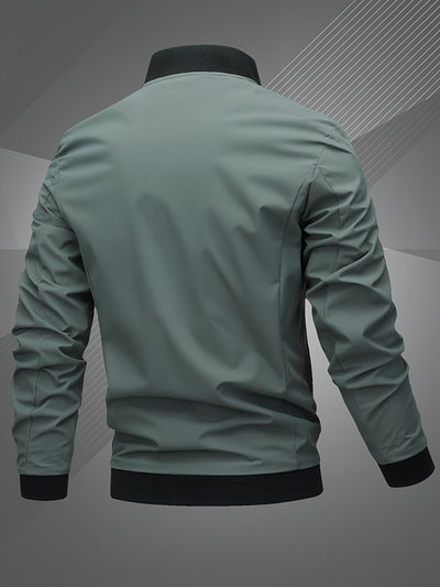 Harm | Casual Bomber Jacket with Long Sleeves