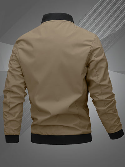 Harm | Casual Bomber Jacket with Long Sleeves