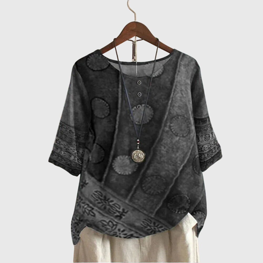Valerie - Kleurrijke bohemien Blouse