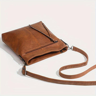 Lina | Vintage Checkered Pattern Crossbody Bag