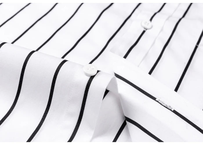 Elegant Striped Cotton Shirt