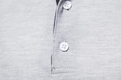 Casual Long Sleeved Polo Shirt