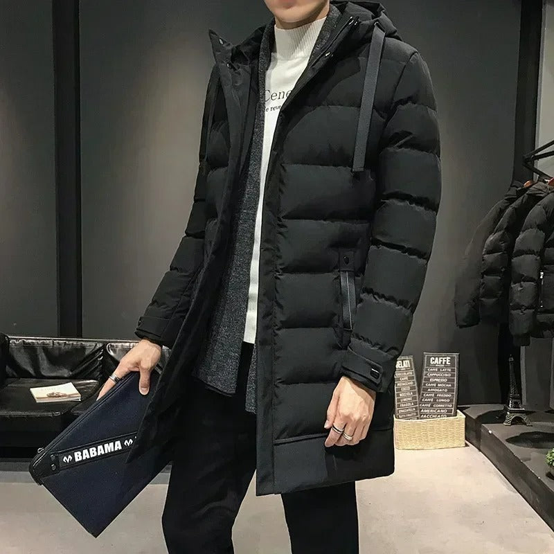 Long Men's Winter Jacket