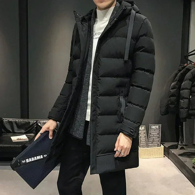 Long Men's Winter Jacket