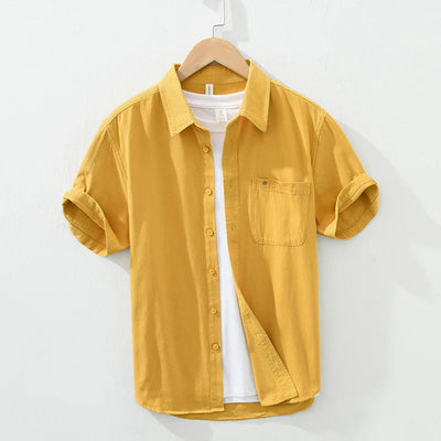 Short Sleeved Cotton Shirt